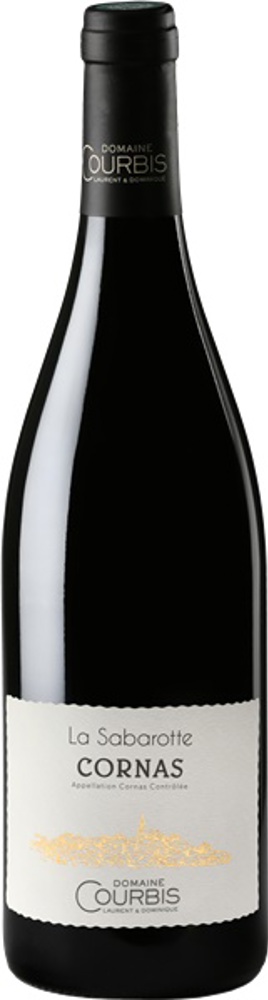 2020 Cornas La Sabarotte, Domaine Courbis bottle shot.