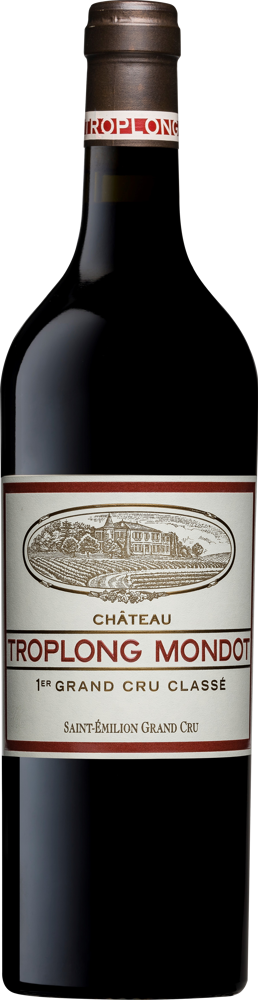 2000 Château Château Troplong-Mondot, Grand Cru Classé St-Emilion bottle shot.