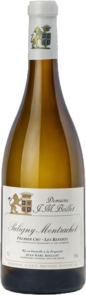2023 Puligny-Montrachet 1er Cru Les Referts, Jean-Marc Boillot bottle shot.