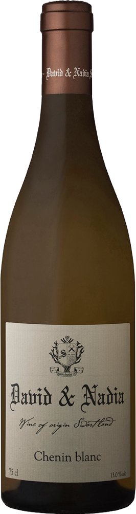 2022 Chenin Blanc, David & Nadia, Swartland bottle shot.
