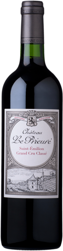 2020 Château Le Prieuré, Grand Cru Classé St-Emilion bottle shot.