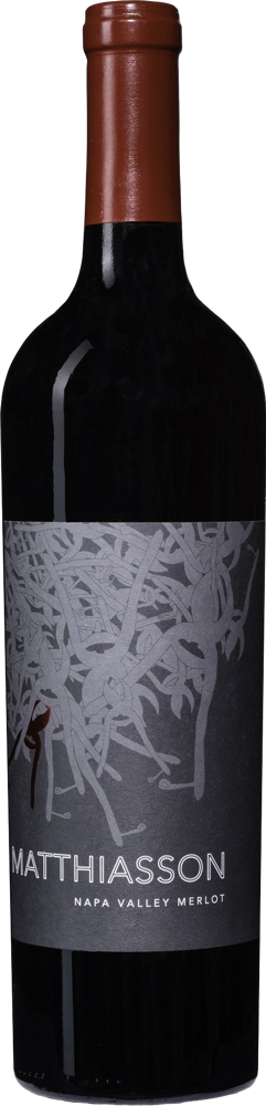 2019 Merlot, A&D Vineyard, Matthiasson, Napa Valley bottle shot.