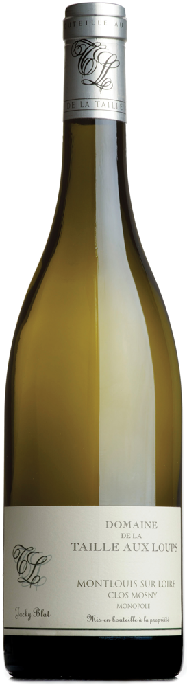 2023 Montlouis-Sur-Loire Clos Mosny, Domaine de la Taille aux Loups, Jacky Blot bottle shot.
