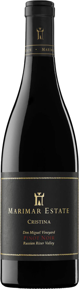 2017 Cristina Pinot Noir, Marimar Estate, Russian River Valley bottle shot.