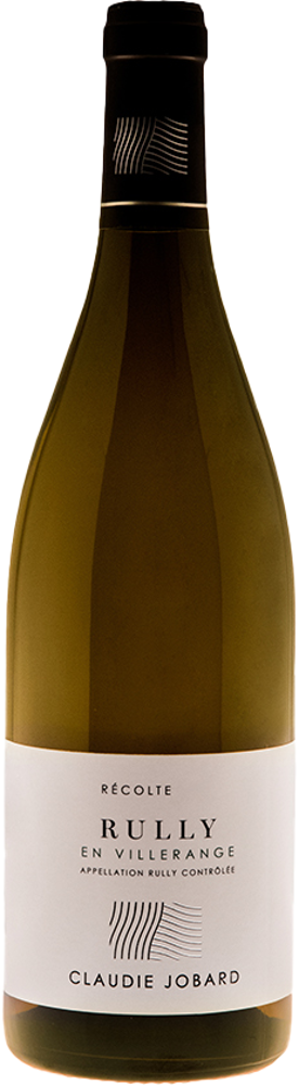 2022 Rully Blanc en Villerange, Claudie Jobard bottle shot.