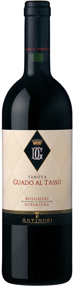 2021 Guado al Tasso, Antinori, Bolgheri, Tuscany bottle shot.