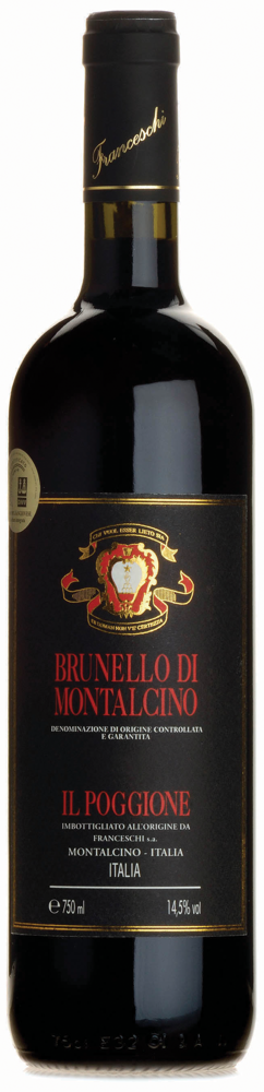 2014 Brunello di Montalcino, Il Poggione, Tuscany bottle shot.