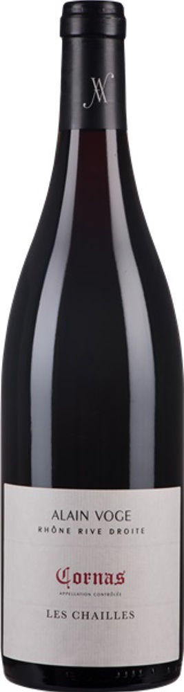 2019 Cornas Les Chailles, Domaine Alain Voge bottle shot.