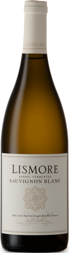 2016 Barrel Fermented Sauvignon Blanc, Lismore Estate Vineyards, Greyton bottle shot.