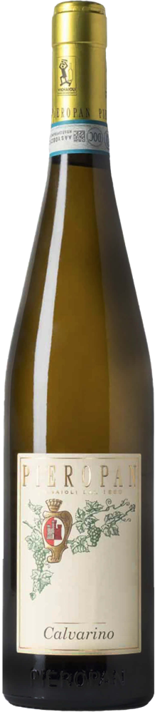 2023 Calvarino, Pieropan, Soave Classico bottle shot.