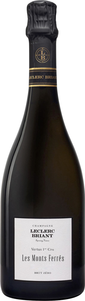 2018 Les Mont Ferres, Leclerc Briant bottle shot.