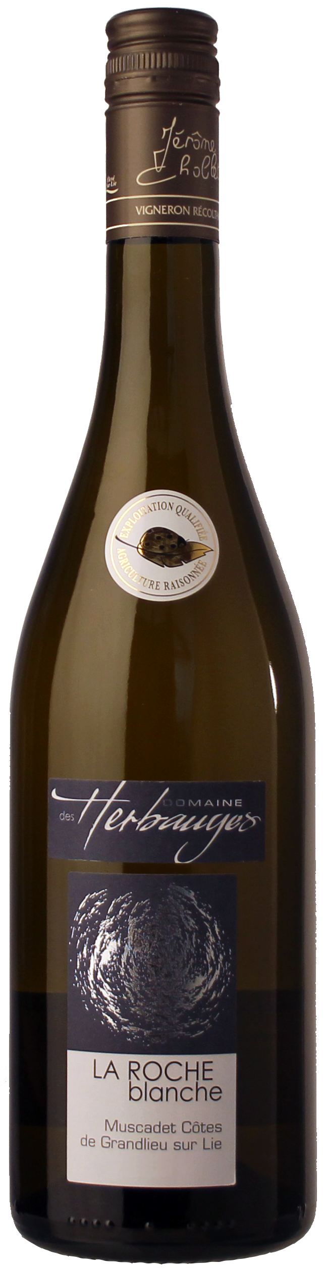 2021 La Roche Blanche Muscadet Côtes de Grandlieu sur Lie, Domaine des Herbauges