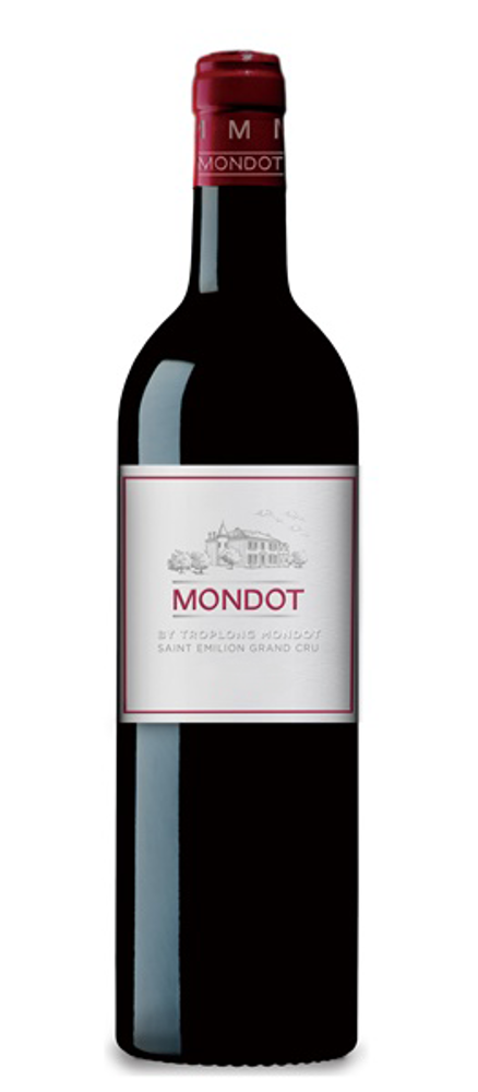 2019 Mondot, Grand Cru Classé St-Emilion bottle shot.
