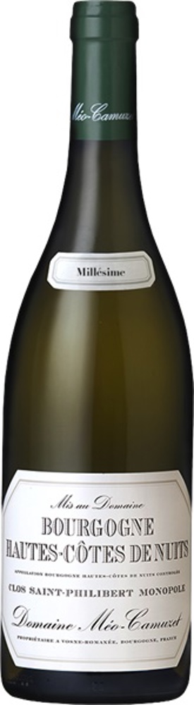 2023 Bourgogne Hautes-Côtes de Nuits Blanc Clos Philibert, Domaine Méo-Camuzet bottle shot.