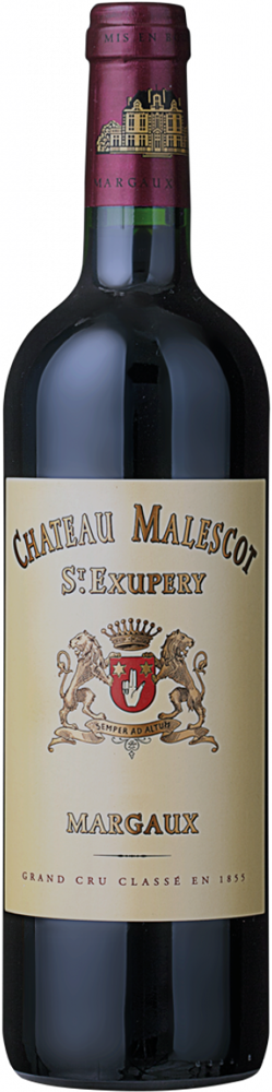 2018 Château Malescot St-Exupéry, Cru Classé Margaux bottle shot.