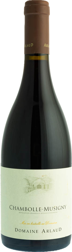 2023 Chambolle-Musigny, Domaine Arlaud bottle shot.
