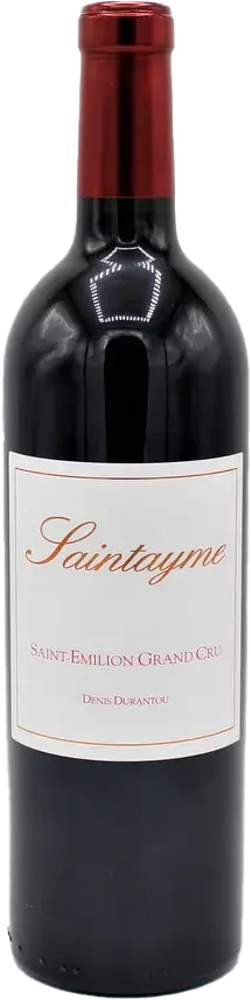 2024 Saintayme, Denis Durantou, St-Emilion bottle shot.