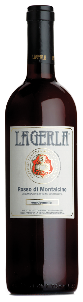 2020 Rosso di Montalcino, La Gerla, Tuscany bottle shot.