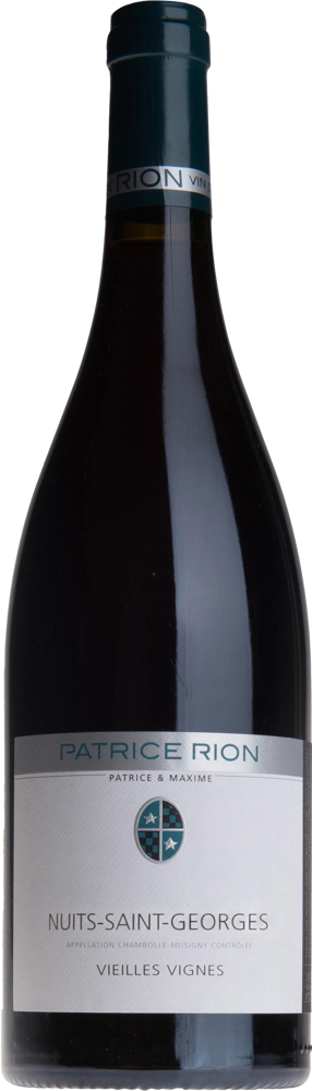 2023 Nuits-St-Georges, Aux Barrières, Domaine Michèle et Patrice Rion bottle shot.