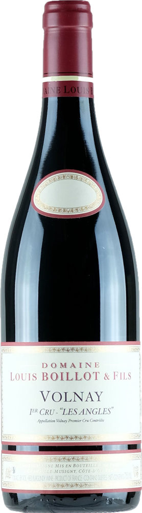 2023 Volnay 1er Cru Les Angles, Louis Boillot bottle shot.