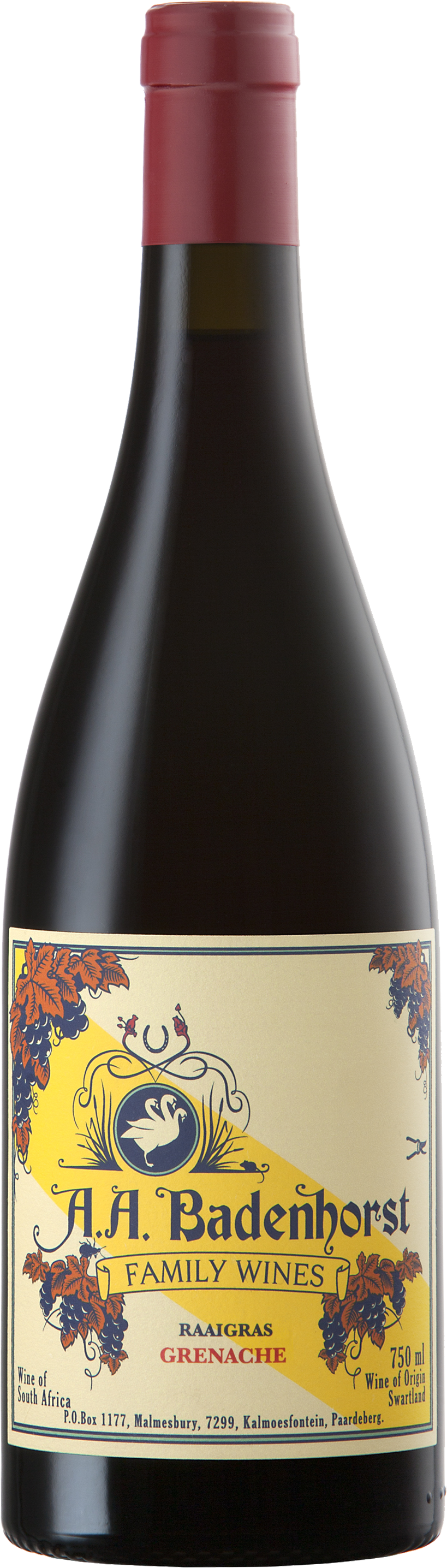 2021 Raaigras Grenache, A.A. Badenhorst, Swartland