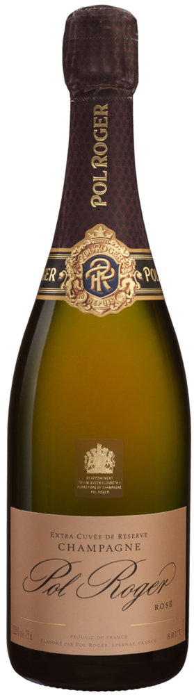 2015 Rosé, Pol Roger bottle shot.