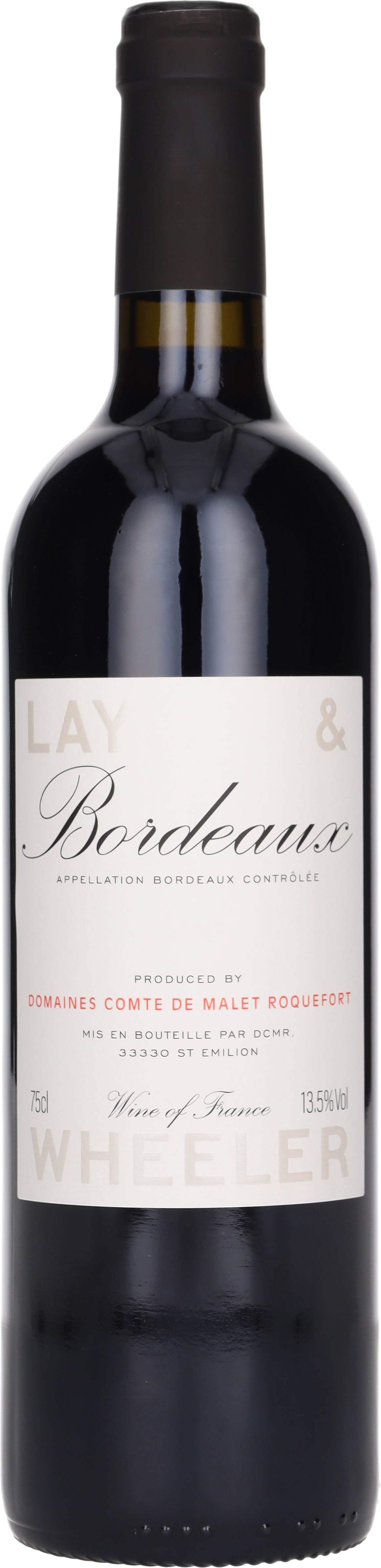 2020 Lay & Wheeler Bordeaux by Domaines Comte de Malet Roquefort