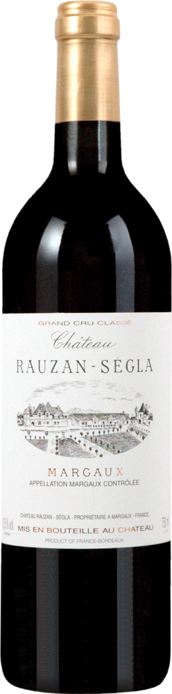 2000 Château Rauzan-Ségla, Cru Classé Margaux bottle shot.