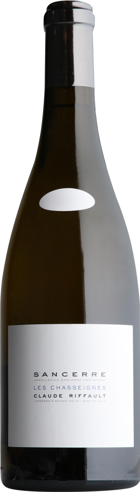 2023 Sancerre Les Chasseignes, Domaine Claude Riffault bottle shot.