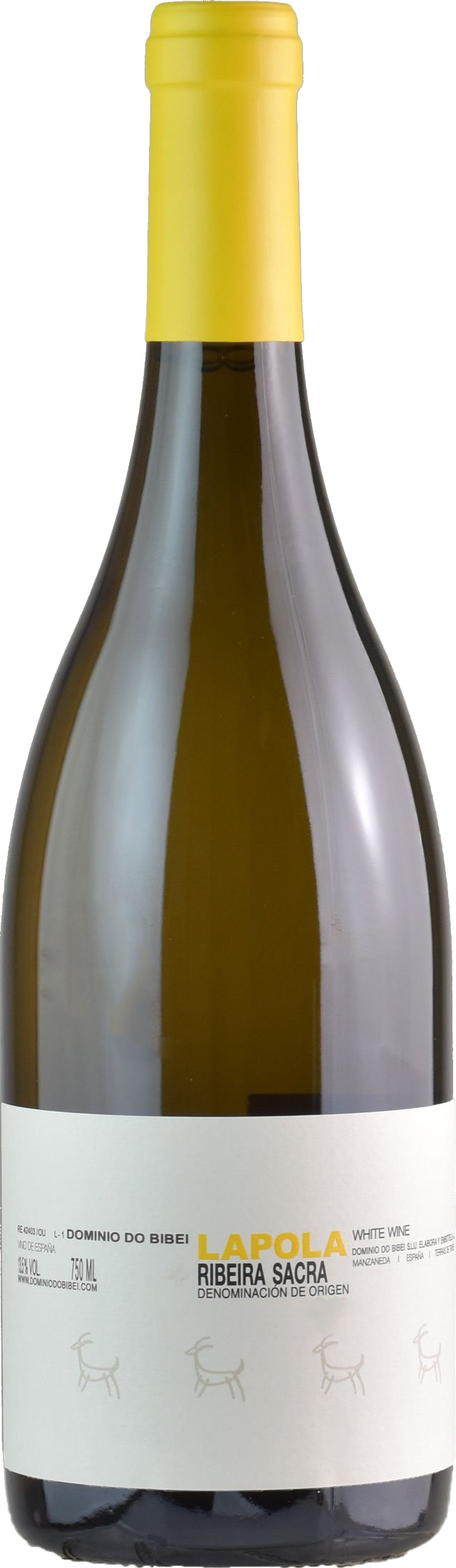 2018 Lapola, Dominio do Bibei, Ribeira Sacra, Galicia bottle shot.