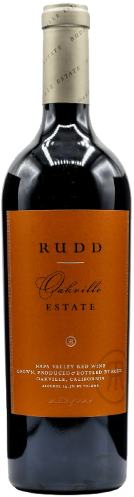 2019 Oakville Estate, Rudd Wines, Napa Valley bottle shot.