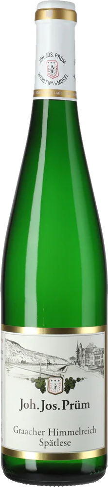 2022 Graacher Himmelreich Riesling Spätlese, Joh. Jos. Prüm, Mosel bottle shot.