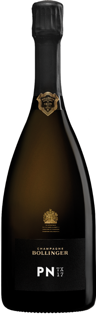 PN TX 17, Bollinger bottle shot.