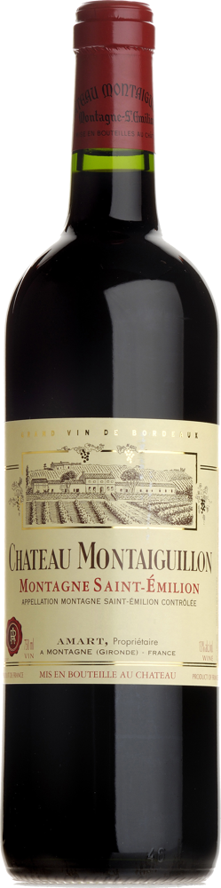 2022 Château Montaiguillon, Montagne-St-Emilion bottle shot.