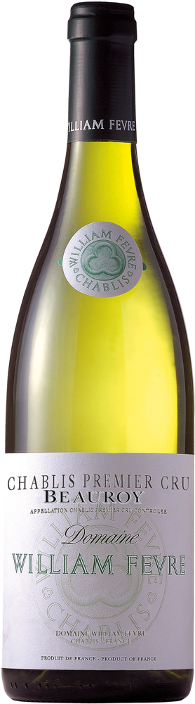 2023 Chablis 1er Cru Beauroy, William Fèvre bottle shot.