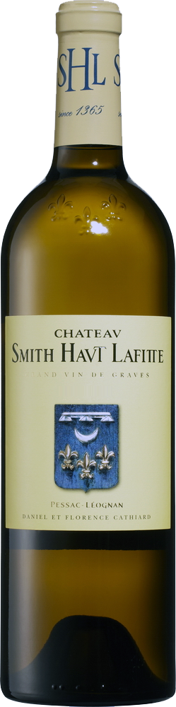2018 Château Smith-Haut-Lafitte Blanc, Pessac-Léognan bottle shot.