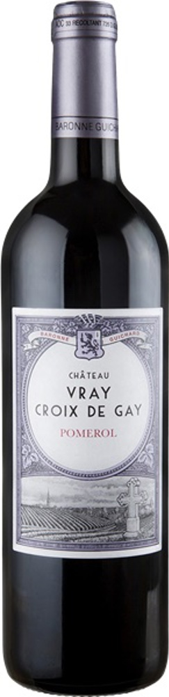 2020 Château Vray Croix de Gay, Pomerol bottle shot.