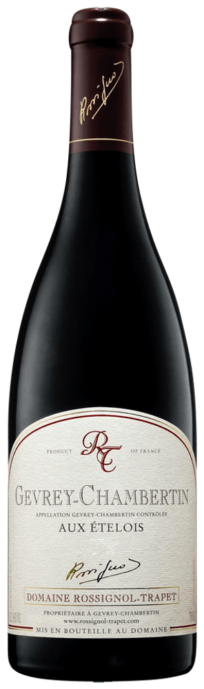 2023 Gevrey-Chambertin Aux Etelois, Domaine Rossignol-Trapet bottle shot.