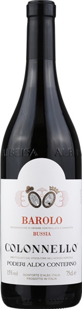 2019 Barolo Colonnello, Aldo Conterno, Piedmont bottle shot.