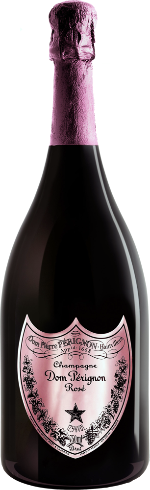 2009 Cuvée Dom Pérignon Rosé, Moët et Chandon bottle shot.