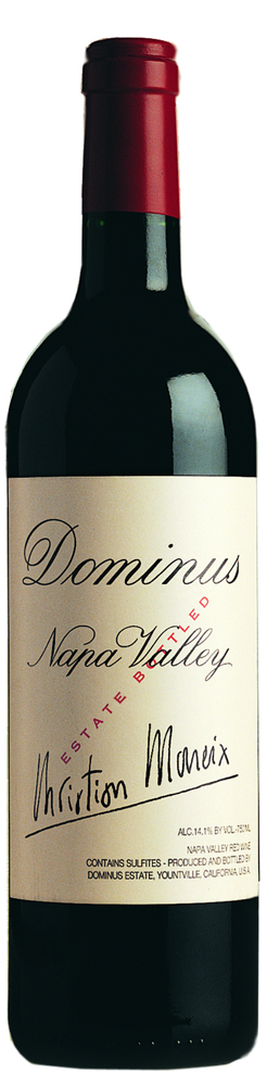 2020 Dominus Estate, Christian Moueix, Napa bottle shot.