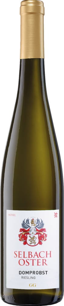 2021 Graach Domprobst Riesling Grosses Gewächs, Selbach-Oster, Mosel bottle shot.