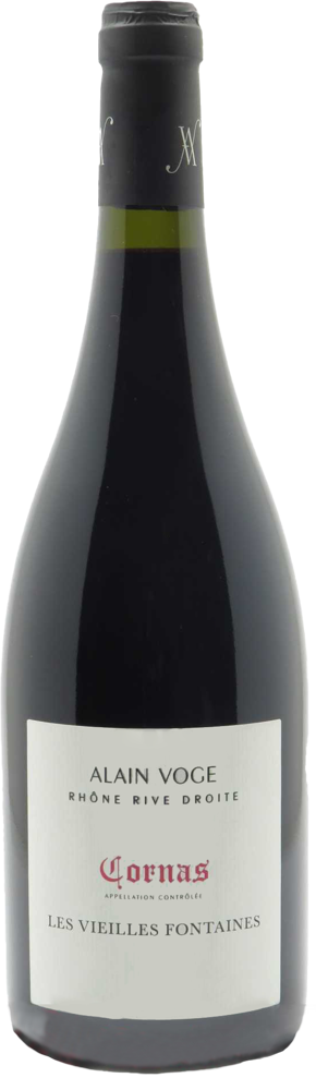 2023 Cornas, Les Vieilles Fontaines, Domaine Alain Voge bottle shot.
