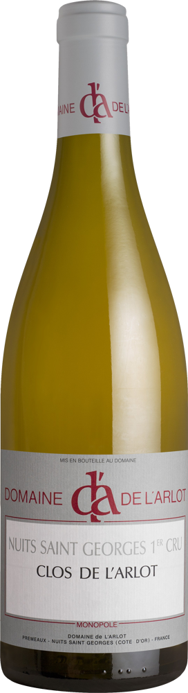 2022 Nuits-St-Georges 1er Cru Clos de l'Arlot Blanc, Domaine de l'Arlot bottle shot.