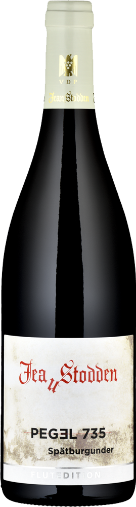 2020 Spätburgunder Pegel 735, Jean Stodden, Ahr bottle shot.