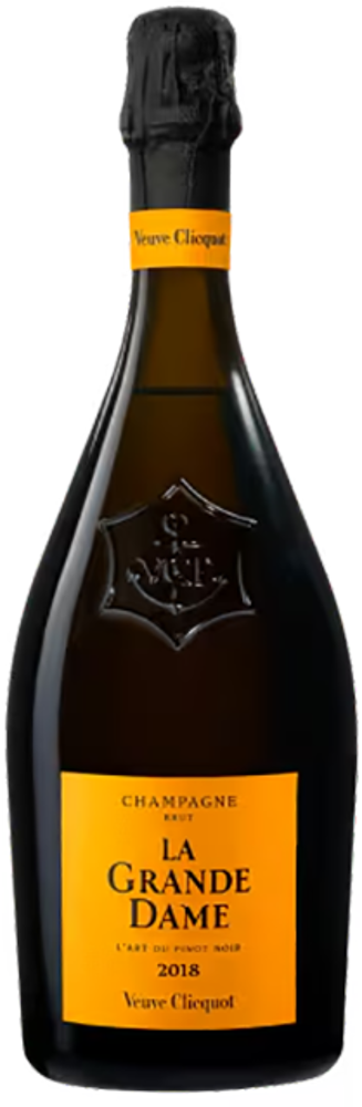 2018 La Grande Dame, Veuve Clicquot bottle shot.