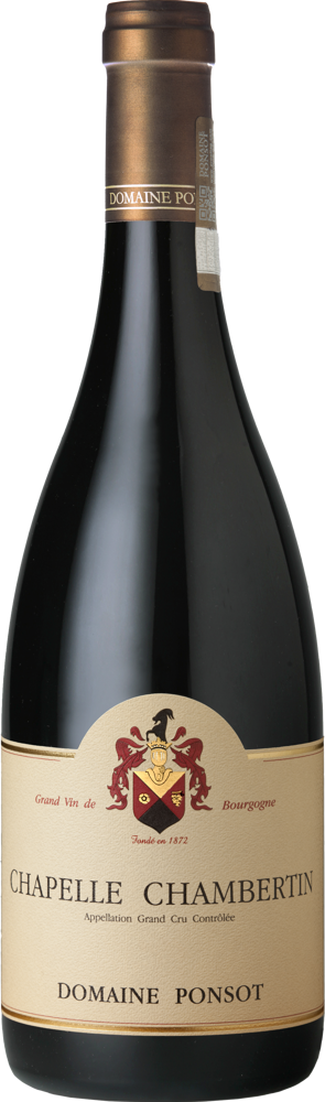 2003 Chapelle-Chambertin Grand Cru, Domaine Ponsot bottle shot.