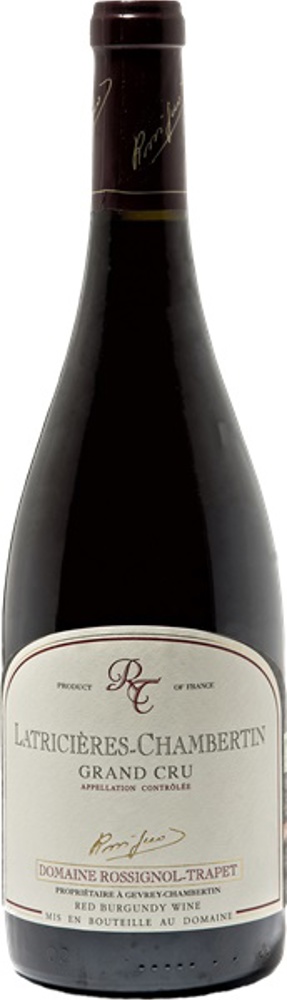 2023 Latricières-Chambertin Grand Cru, Domaine Rossignol-Trapet bottle shot.