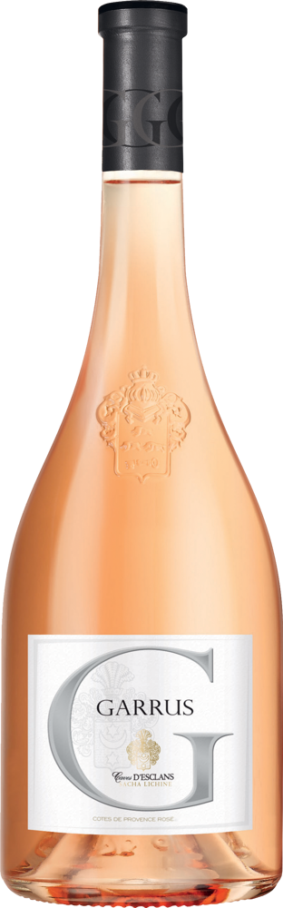 2022 Garrus Rosé, Château d'Esclans, Côtes de Provence bottle shot.