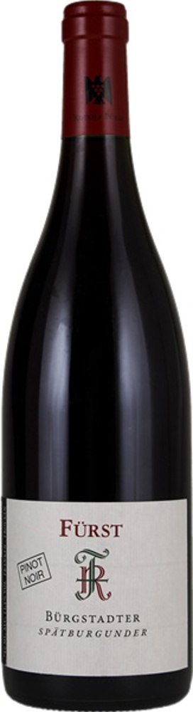 2021 Burgstadter Spätburgunder, Fürst, Franconia bottle shot.